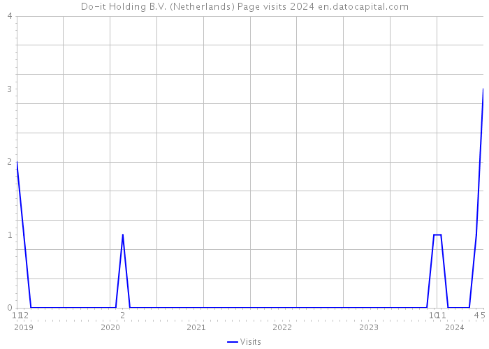 Do-it Holding B.V. (Netherlands) Page visits 2024 