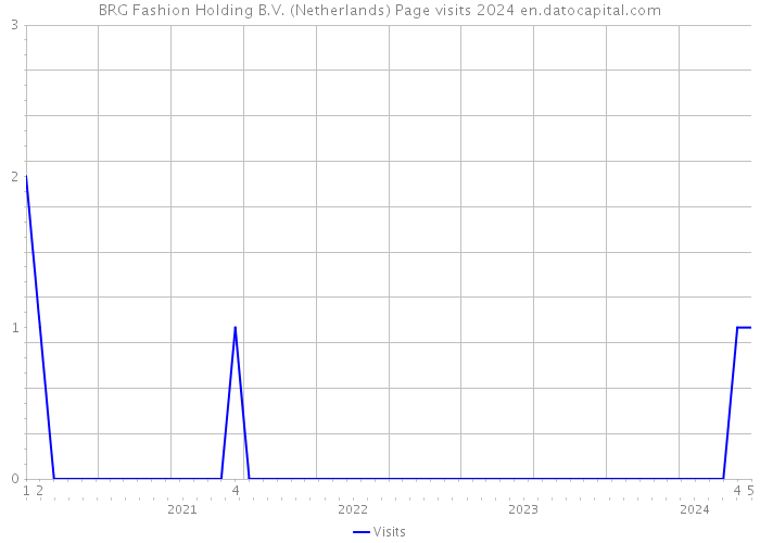BRG Fashion Holding B.V. (Netherlands) Page visits 2024 