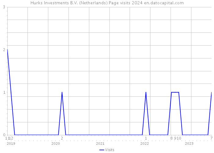Hurks Investments B.V. (Netherlands) Page visits 2024 