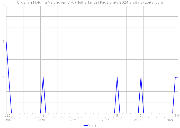 Groenen Holding Veldhoven B.V. (Netherlands) Page visits 2024 