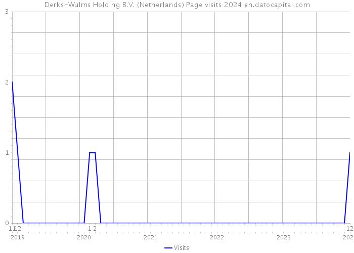 Derks-Wulms Holding B.V. (Netherlands) Page visits 2024 
