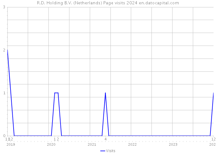 R.D. Holding B.V. (Netherlands) Page visits 2024 