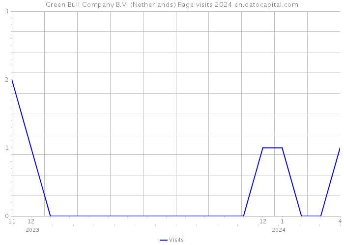 Green Bull Company B.V. (Netherlands) Page visits 2024 