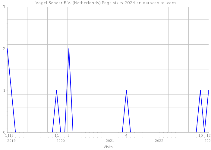 Vogel Beheer B.V. (Netherlands) Page visits 2024 