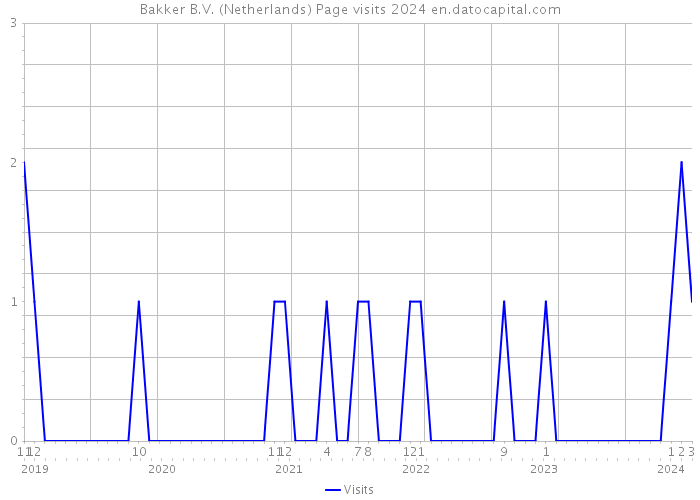 Bakker B.V. (Netherlands) Page visits 2024 