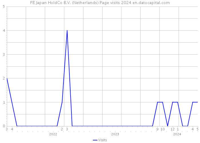 FE Japan HoldCo B.V. (Netherlands) Page visits 2024 