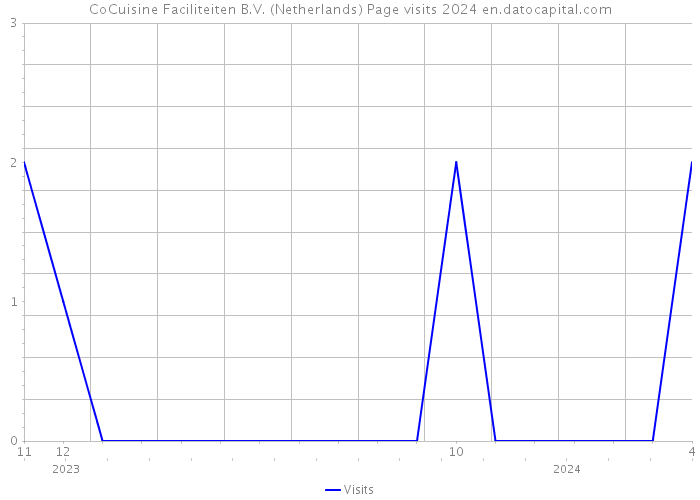 CoCuisine Faciliteiten B.V. (Netherlands) Page visits 2024 