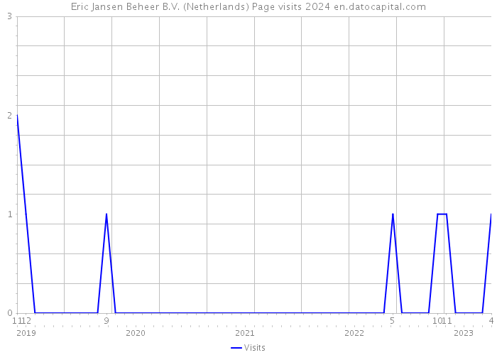 Eric Jansen Beheer B.V. (Netherlands) Page visits 2024 