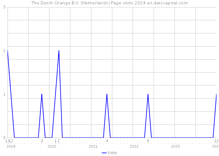 The Dutch Orange B.V. (Netherlands) Page visits 2024 