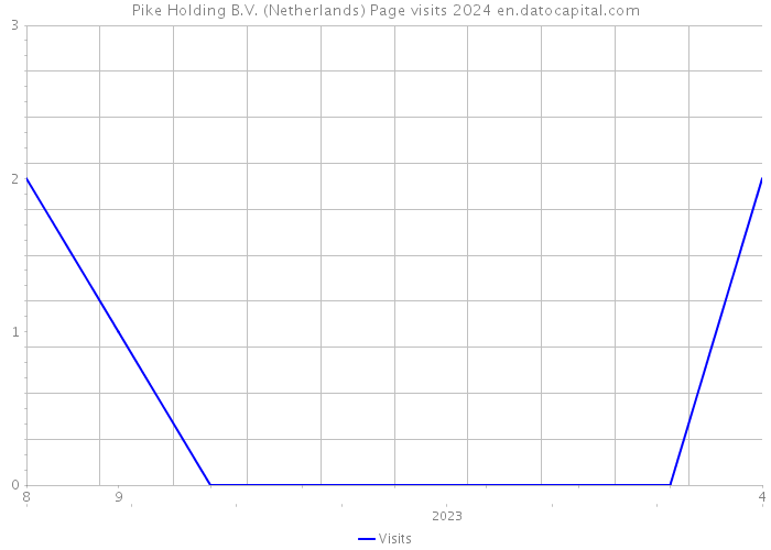 Pike Holding B.V. (Netherlands) Page visits 2024 