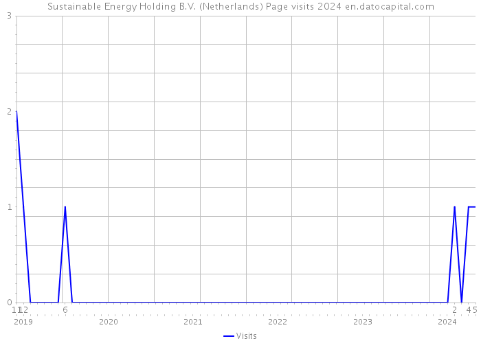 Sustainable Energy Holding B.V. (Netherlands) Page visits 2024 