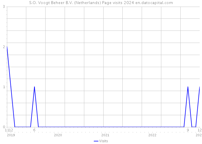 S.O. Voogt Beheer B.V. (Netherlands) Page visits 2024 
