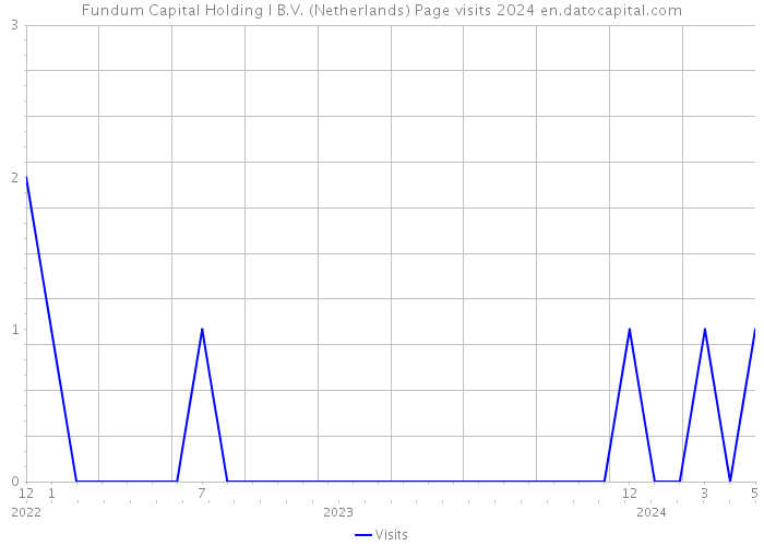 Fundum Capital Holding I B.V. (Netherlands) Page visits 2024 