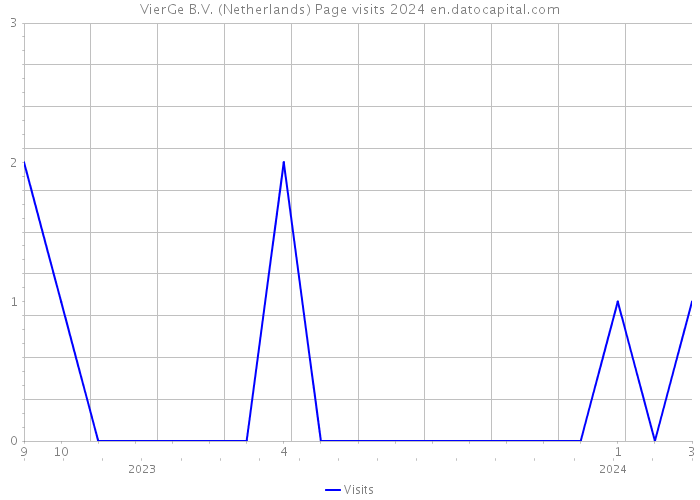 VierGe B.V. (Netherlands) Page visits 2024 
