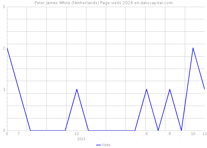 Peter James White (Netherlands) Page visits 2024 