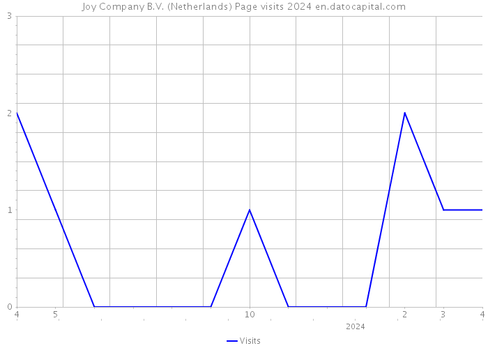 Joy Company B.V. (Netherlands) Page visits 2024 