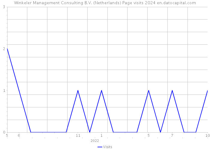 Winkeler Management Consulting B.V. (Netherlands) Page visits 2024 