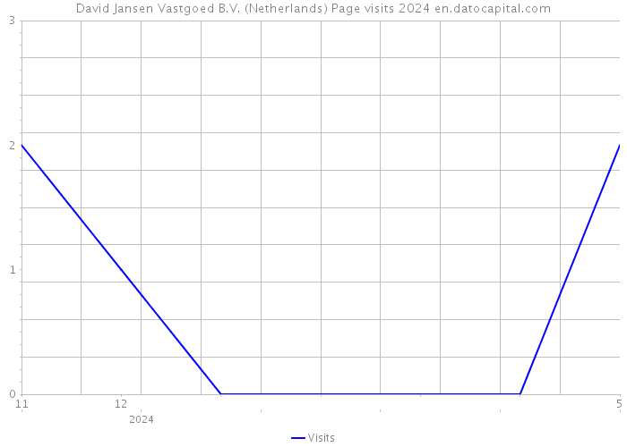 David Jansen Vastgoed B.V. (Netherlands) Page visits 2024 