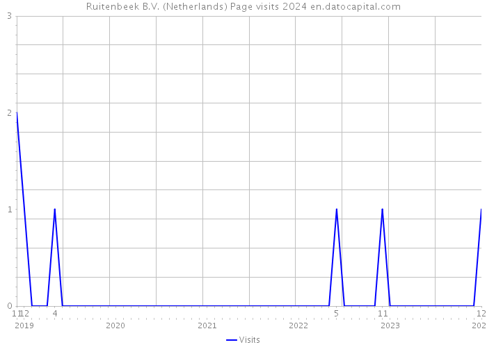 Ruitenbeek B.V. (Netherlands) Page visits 2024 