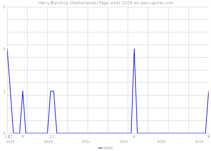 Harry Bisschop (Netherlands) Page visits 2024 