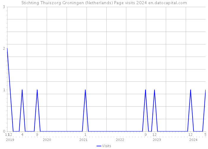 Stichting Thuiszorg Groningen (Netherlands) Page visits 2024 