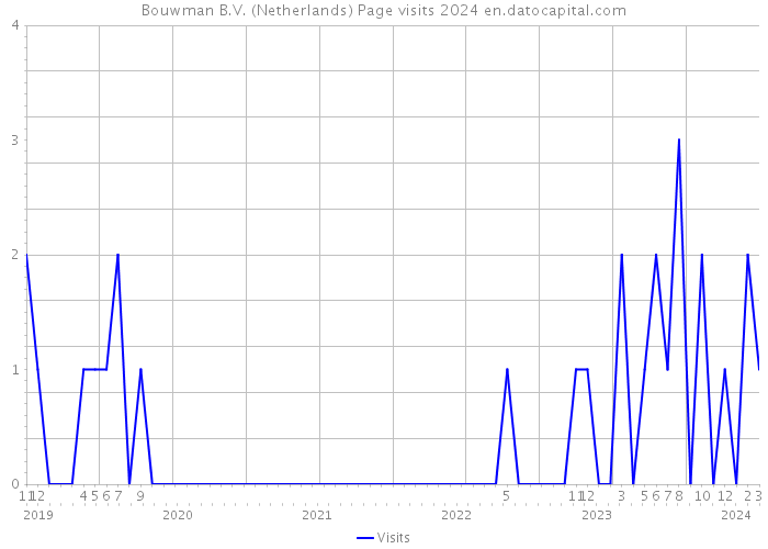 Bouwman B.V. (Netherlands) Page visits 2024 