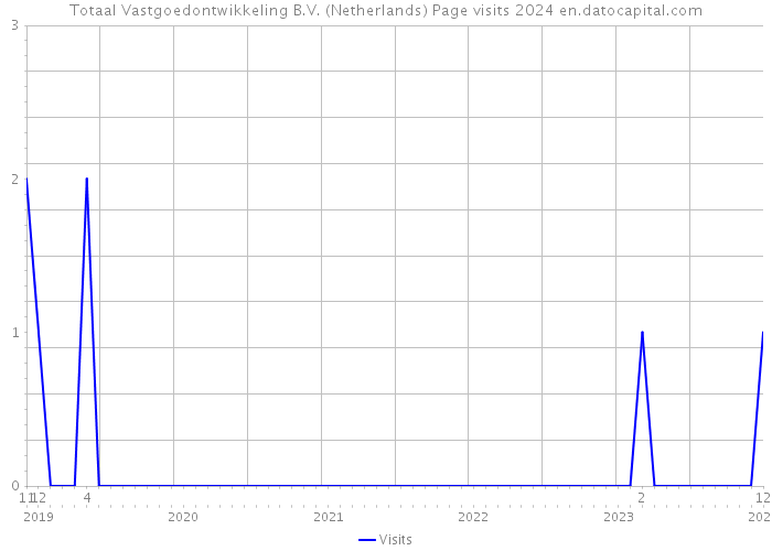Totaal Vastgoedontwikkeling B.V. (Netherlands) Page visits 2024 