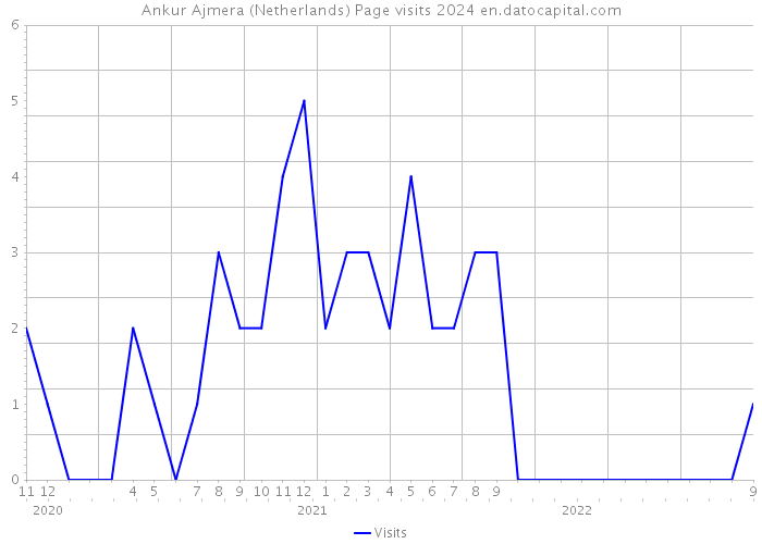 Ankur Ajmera (Netherlands) Page visits 2024 