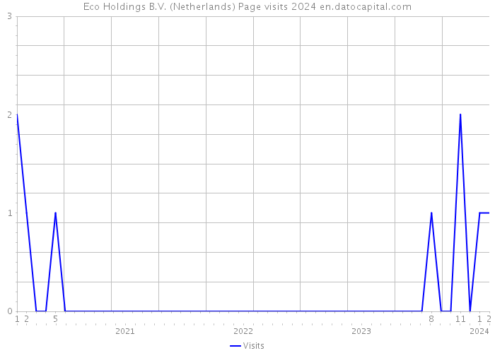 Eco Holdings B.V. (Netherlands) Page visits 2024 