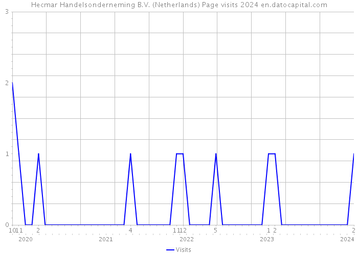 Hecmar Handelsonderneming B.V. (Netherlands) Page visits 2024 