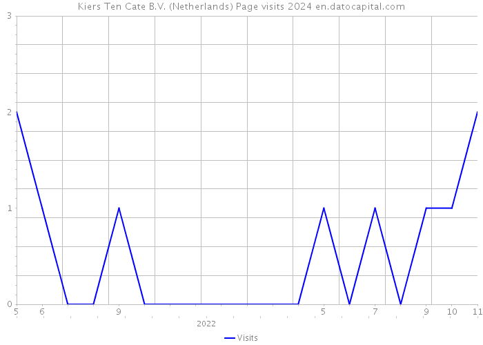Kiers Ten Cate B.V. (Netherlands) Page visits 2024 