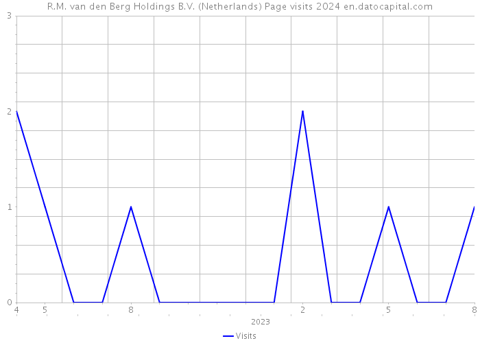 R.M. van den Berg Holdings B.V. (Netherlands) Page visits 2024 