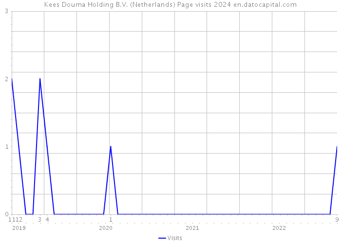 Kees Douma Holding B.V. (Netherlands) Page visits 2024 