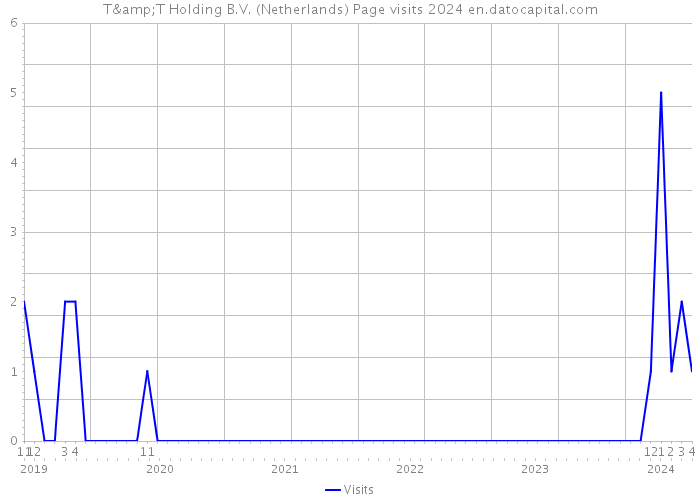 T&T Holding B.V. (Netherlands) Page visits 2024 