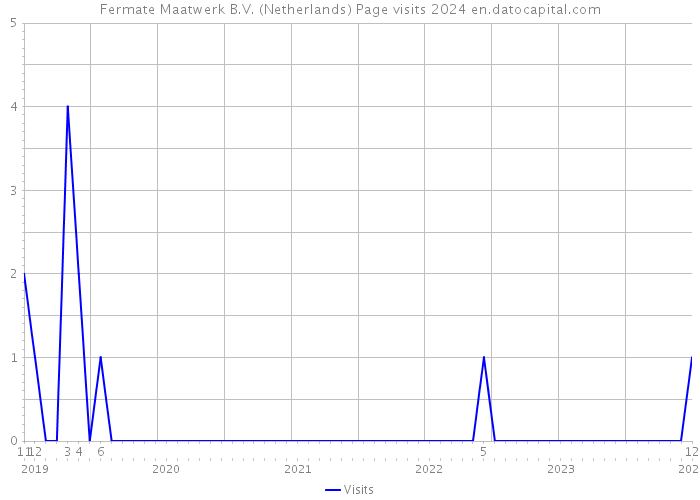 Fermate Maatwerk B.V. (Netherlands) Page visits 2024 