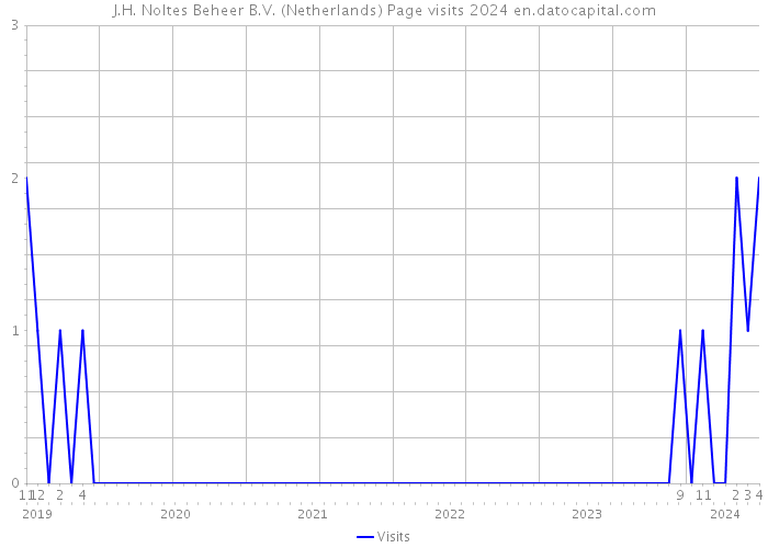J.H. Noltes Beheer B.V. (Netherlands) Page visits 2024 