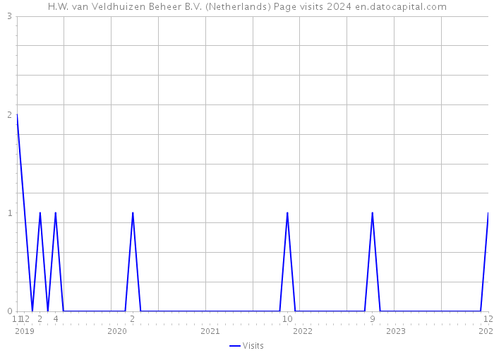 H.W. van Veldhuizen Beheer B.V. (Netherlands) Page visits 2024 