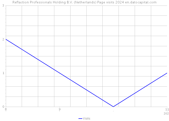 Reflaction Professionals Holding B.V. (Netherlands) Page visits 2024 