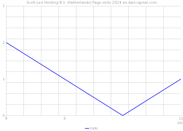 Scott Levi Holding B.V. (Netherlands) Page visits 2024 