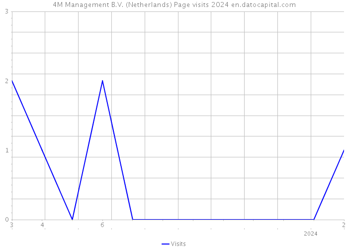 4M Management B.V. (Netherlands) Page visits 2024 