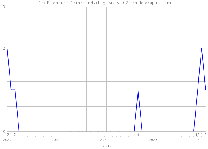 Dirk Batenburg (Netherlands) Page visits 2024 