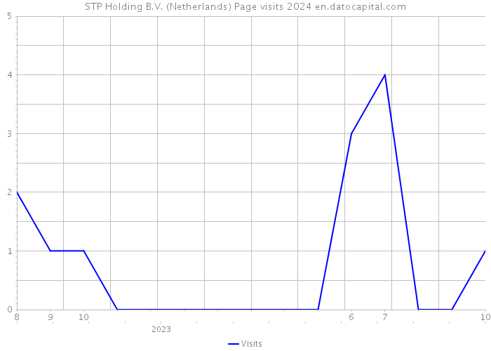 STP Holding B.V. (Netherlands) Page visits 2024 