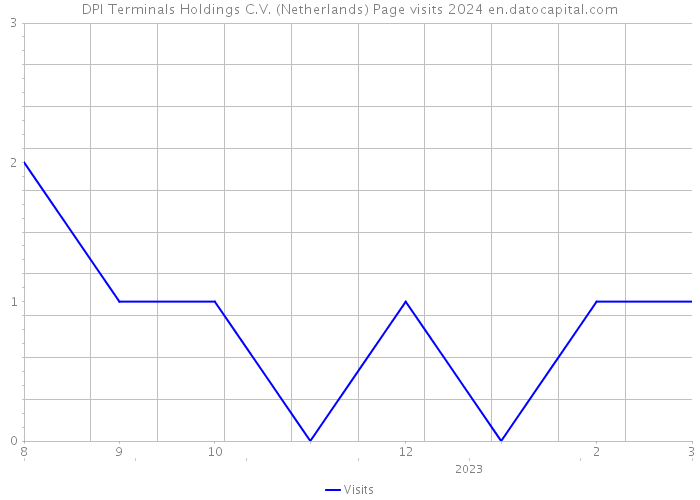 DPI Terminals Holdings C.V. (Netherlands) Page visits 2024 