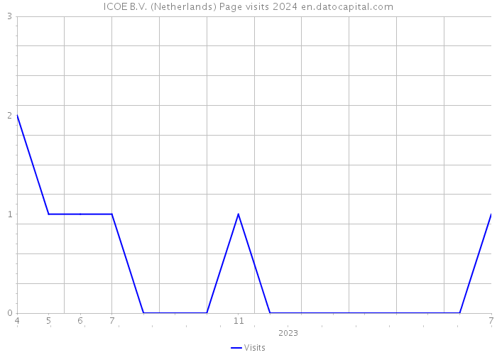 ICOE B.V. (Netherlands) Page visits 2024 
