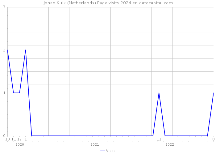 Johan Kuik (Netherlands) Page visits 2024 