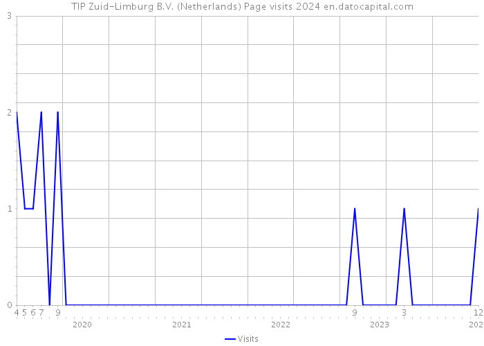 TIP Zuid-Limburg B.V. (Netherlands) Page visits 2024 
