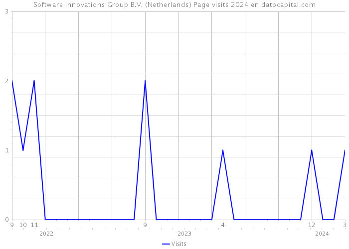 Software Innovations Group B.V. (Netherlands) Page visits 2024 