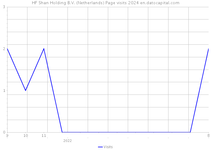HF Shan Holding B.V. (Netherlands) Page visits 2024 