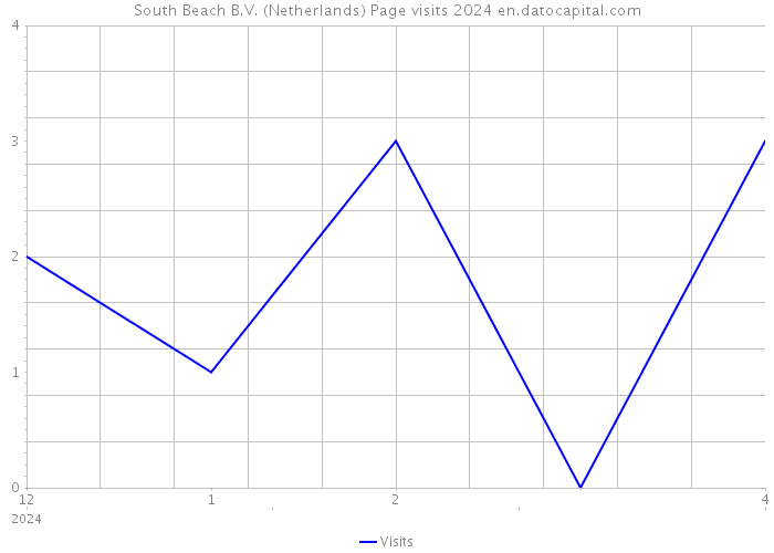 South Beach B.V. (Netherlands) Page visits 2024 