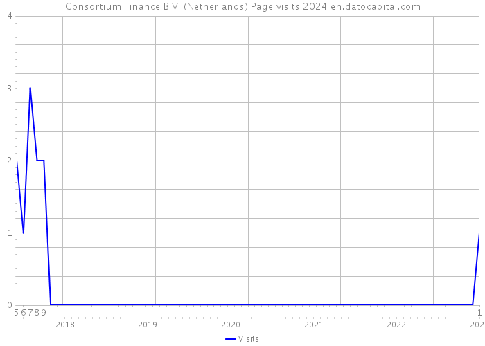 Consortium Finance B.V. (Netherlands) Page visits 2024 
